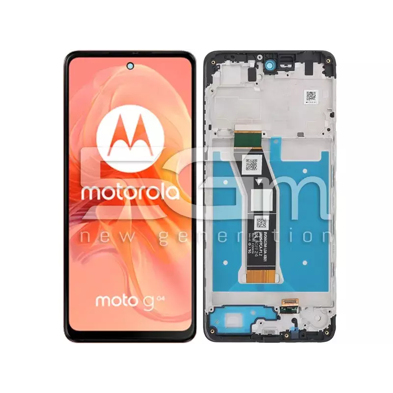 Display Touch + Frame Nero Moto G04 (IPS)