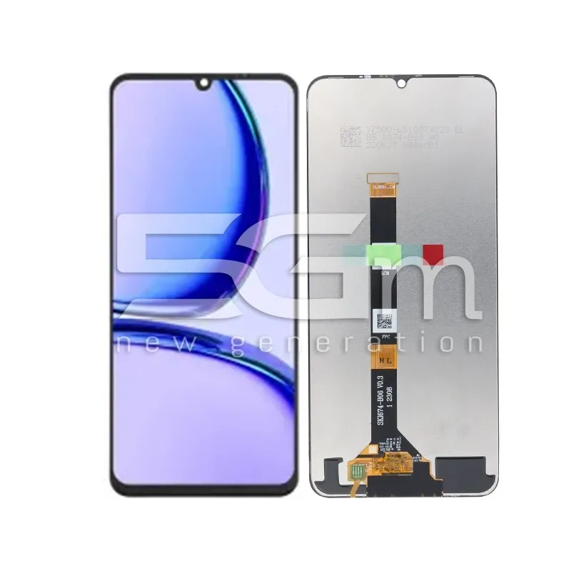 Érintőképernyős Kijelző Fekete Realme C51 - C53 (IPS) | 5G-M Webáruház