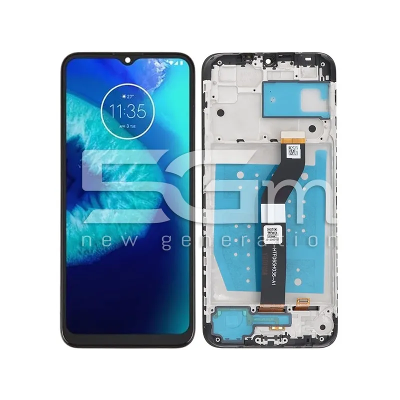 Display Touchscreen + schwarzer Rahmen Moto G8 Power Lite (IPS) | 5G-M.com