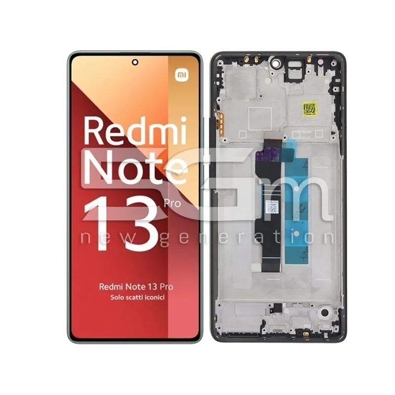 Écran Tactile + Châssis Noir Xiaomi Redmi Note 13 Pro 4G TFT | Boutique en ligne 5G-M