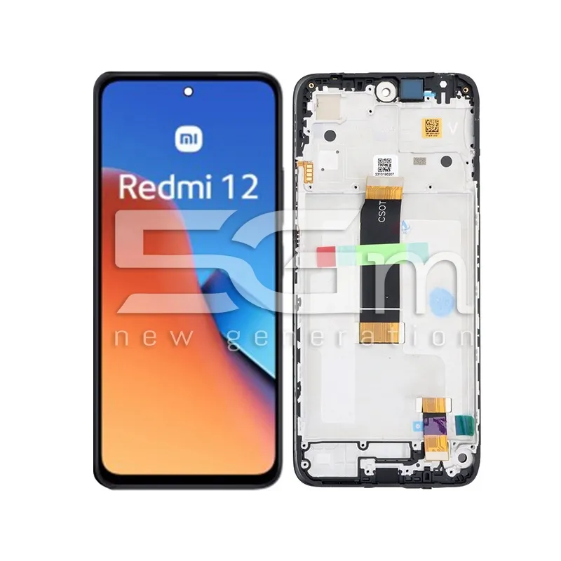 Display Touch + Frame Nero Xiaomi Redmi 12 4G (INCELL) | Store Online 5G-M