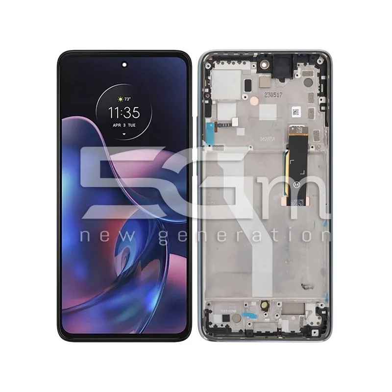 Écran Tactile + Châssis Noir Moto Edge 5G 2022 (PULLED) | 5G-M
