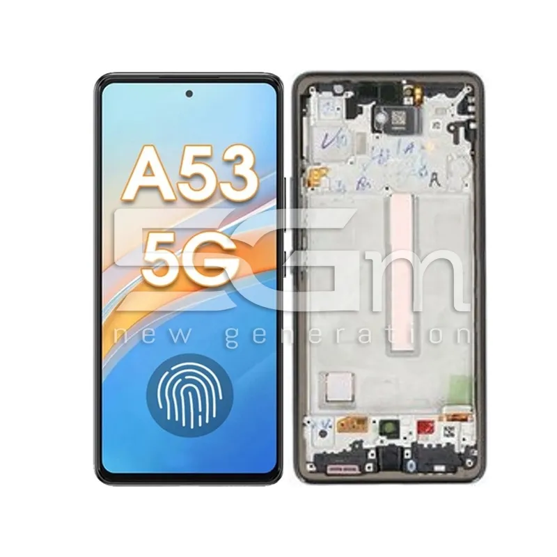 Écran Tactile + Cadre Noir Samsung A536 A53 5G Ori | Boutique 5G-M