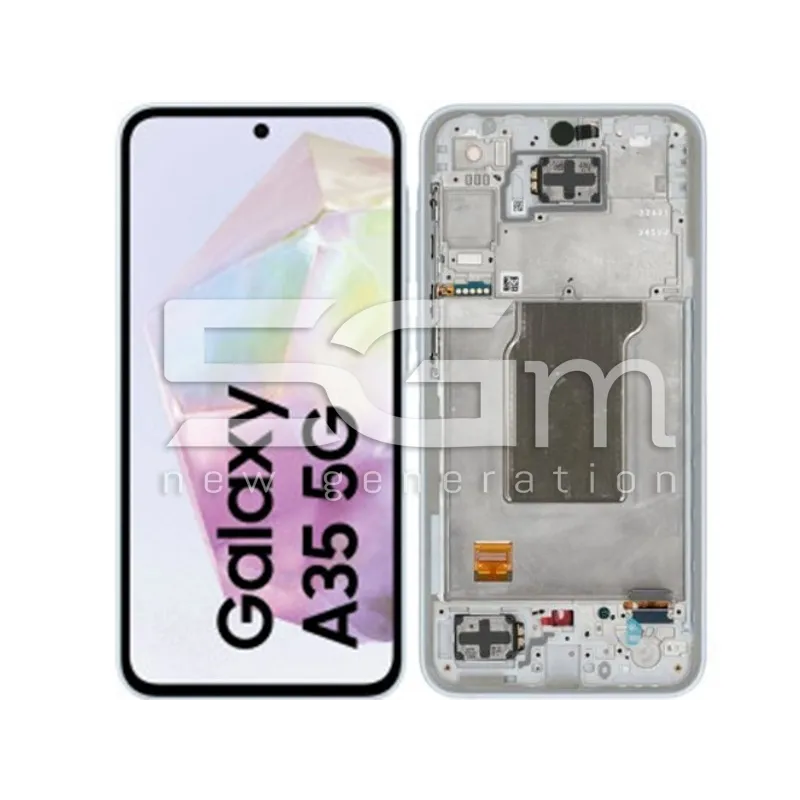 Display Touch + Frame Blu Samsung SM-A356 A35 5G Ori | Store Online 5G-M