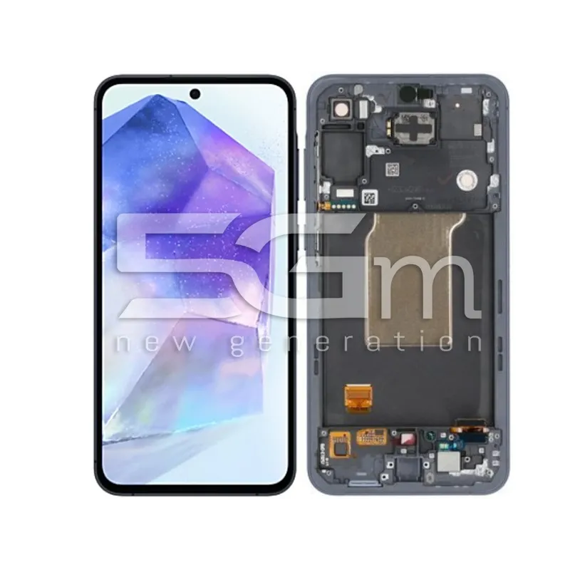 Display Touch + Frame Nero Samsung SM-A556B A55 5G Ori | Store Online 5G-M