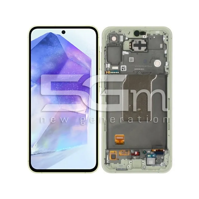 Display Touch + Frame Lemon Samsung SM-A556B A55 5G Ori | Store Online 5G-M