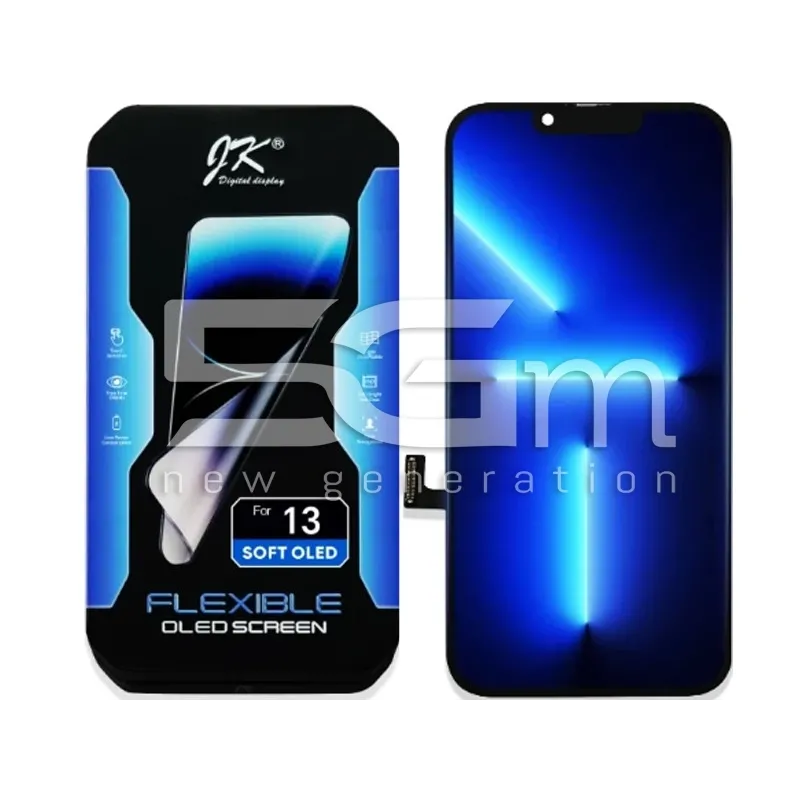 Display iPhone 13 Soft OLED JK | IC Austauschbar | Premium Qualität | 5G-M