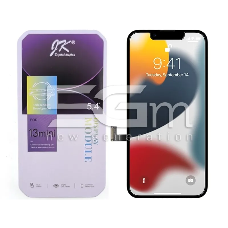 Kijelző iPhone 13 Mini INCELL JK | Cserélhető IC-vel | 5G-M