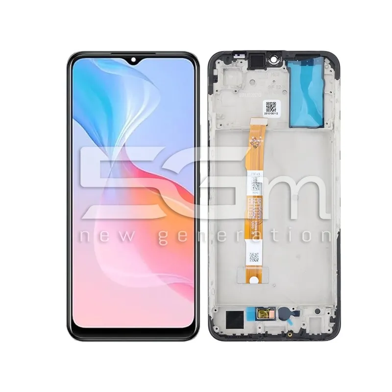 Display Touchscreen + Rahmen Schwarz Vivo Y21s (IPS) | 5G-M.com