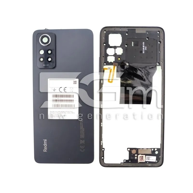 Frame + Retro Cover + Fingerprint Nero Xiaomi Redmi Note 12 Pro 4G (Pulled) | Store Online 5G-M