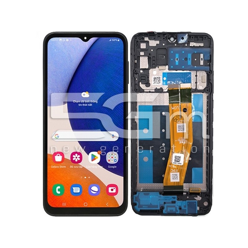 Display Touch + Frame Nero Samsung SM-A145R - A145P A14 (IPS)