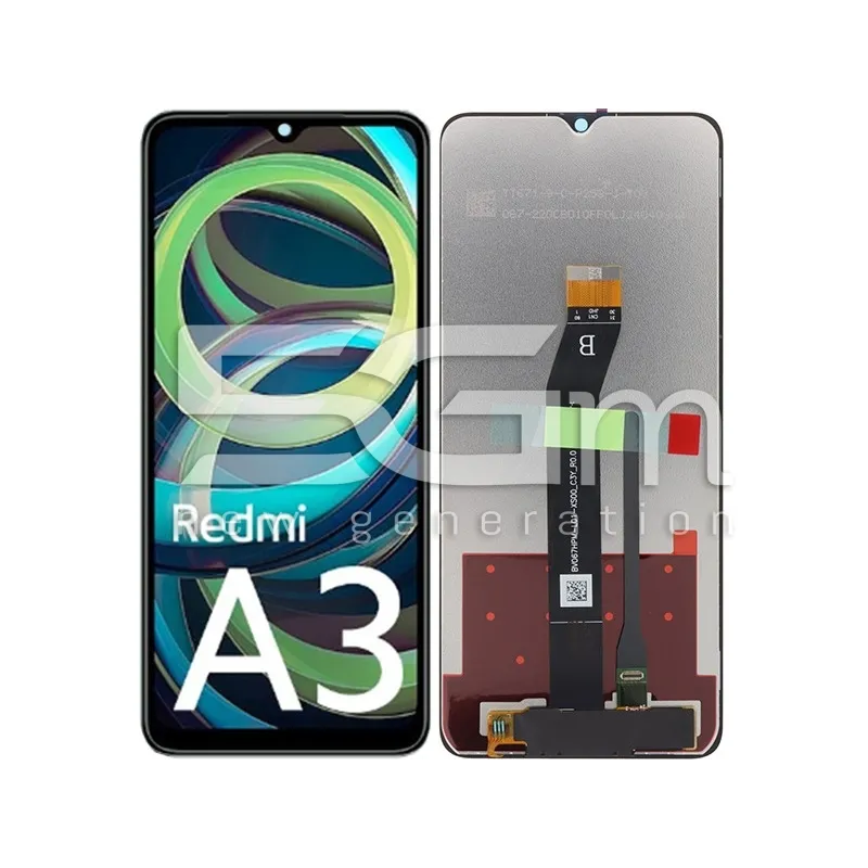 Érintőkijelző Fekete Xiaomi Redmi A3 (IPS) | 5G-M Online Áruház
