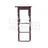 Dual Sim Card Tray Dark Red Samsung SM-A245 A24
