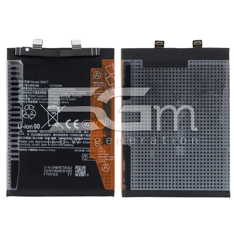 Xiaomi Redmi Note 13 Pro 4G BM5T 5000mAh Akku Logó nélküli | 5G-M