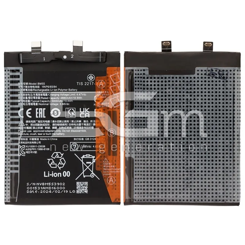 Batteria BM5S 5000mAh Xiaomi 13T Pro No Logo | Store Online 5G-M