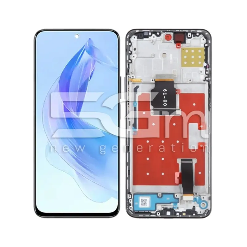 Écran Tactile + Châssis Titanium Silver Honor X8a - 90 Lite (IPS) | 5G-M
