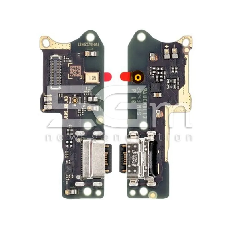 Töltő Csatlakozó + Alaplapi Kártya Xiaomi Poco M3 (FULL IC) | 5G-M.com