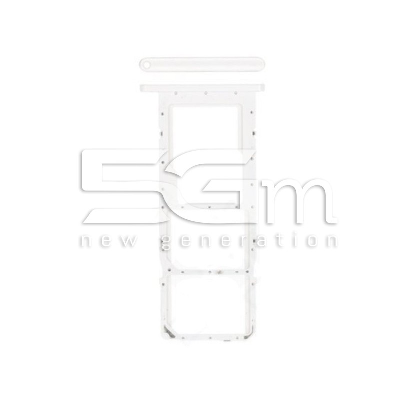 Supporto Sim Card Bianco Samsung SM-A025 A02s Ori