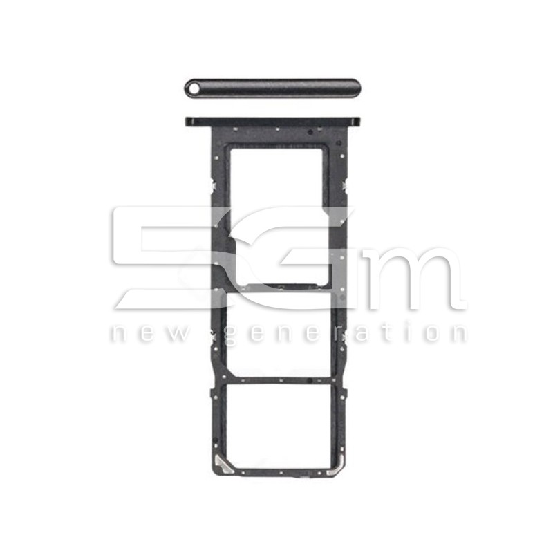 Supporto Sim Card Nero Samsung SM-A025 A02s Ori