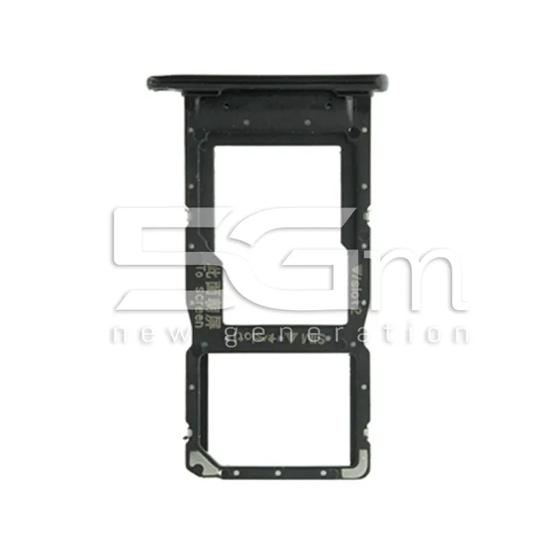 Supporto Sim Card + Micro SD Nero Huawei P Smart 2019 | Store Online 5G-M