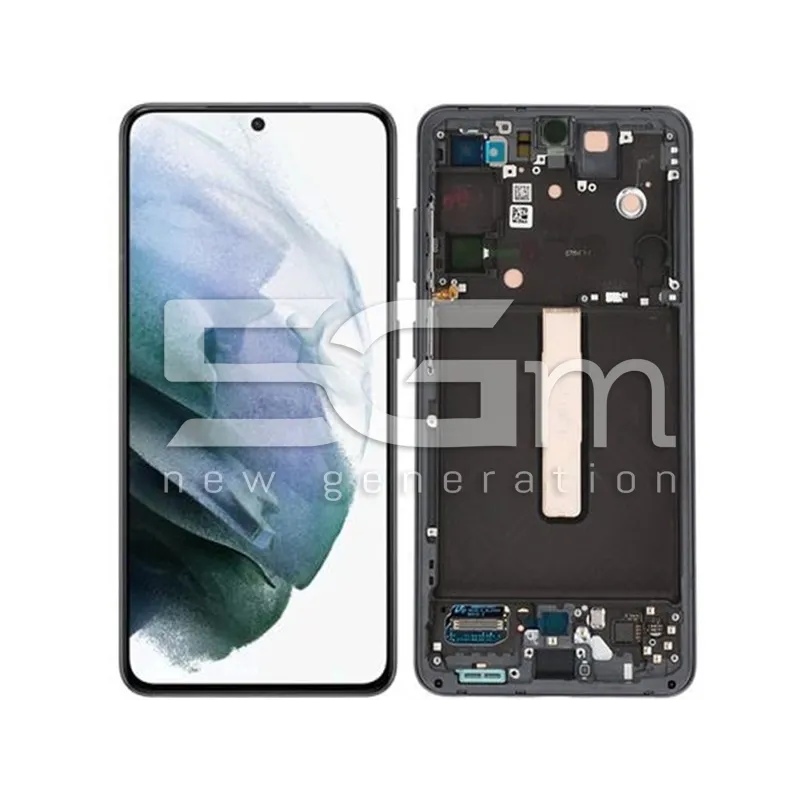 Display Touch + Frame Grey Samsung SM-G990 S21 FE Ori | Store Online 5G-M