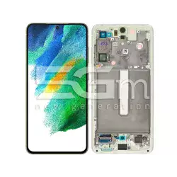 Display Touch + Frame Green Samsung SM-G990 S21 FE Ori