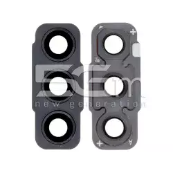 Vetrino Camera Posteriore + Frame Nero Samsung SM-G990 S21 FE
