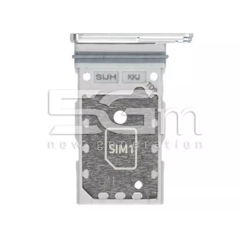 Supporto Dual Sim Card Bianco Samsung SM-S908 S22 Ultra Ori