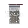 Supporto Dual Sim Card Burgundy Samsung SM-S908 S22 Ultra