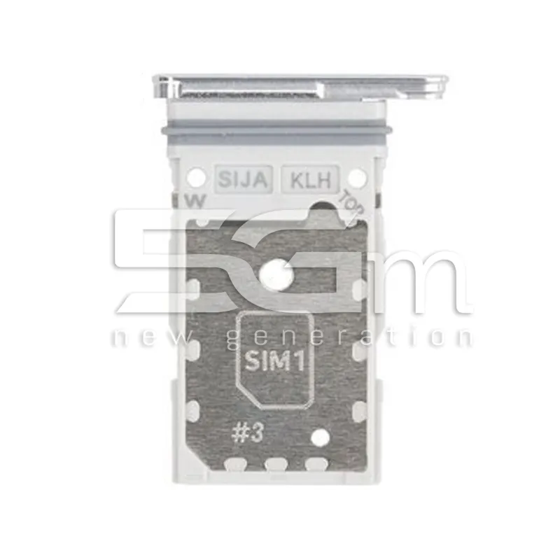 Dual-SIM-Kartenhalter Weiß Samsung S22 SM-S901 | 5G-M.com