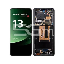 Kijelző Érintőképernyő + Keret Fekete Xiaomi 13 Ultra | 5G-M