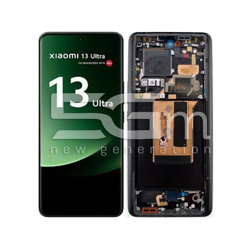 Display Touch + Rahmen Schwarz Xiaomi 13 Ultra (PULLED) | 5G-M