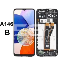 Дисплей Тъч + Рамка Черен Samsung SM -A146B A14 (IPS) | Онлайн Магазин 5G-M
