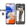 Samsung SM-A146B A14 (IPS) Érintőkijelző + Fekete Keret | 5G-M.com