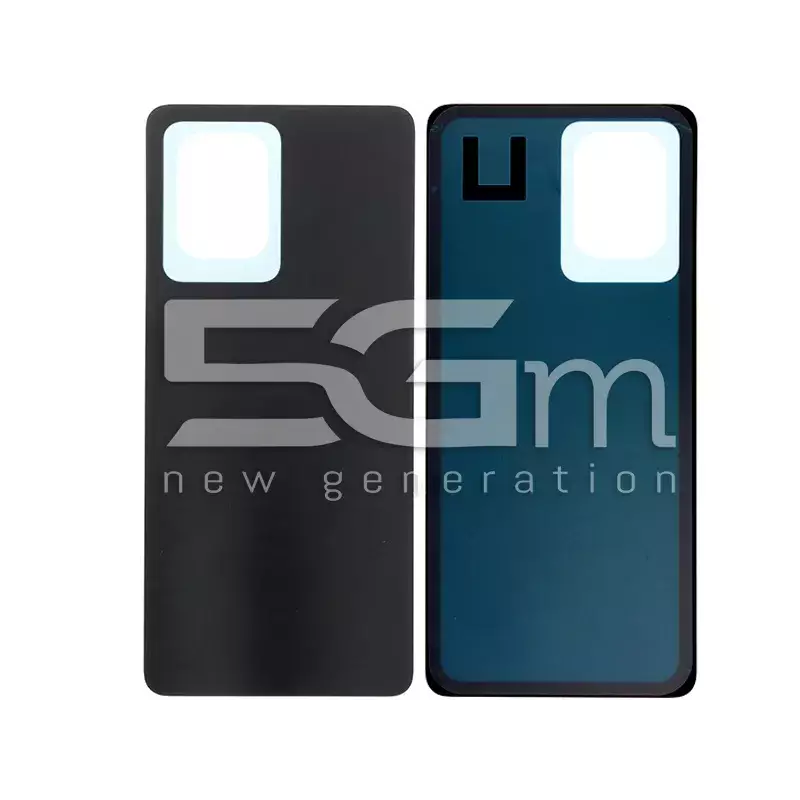 Retro Cover Onyx Black Xiaomi Redmi Note 12 Pro 5G No Logo