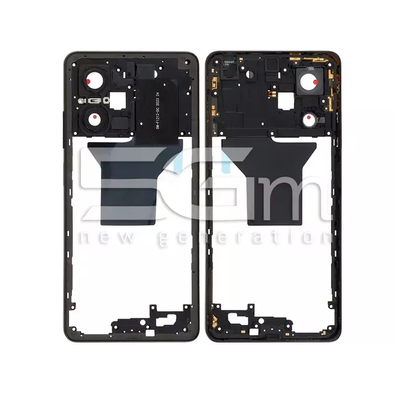 Middle Frame Midnight Black + NFC Xiaomi Redmi Note 12 Pro 5G