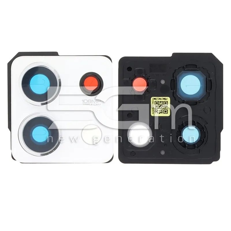 Vetrino Camera Posteriore + Frame Arctic White Xiaomi Redmi Note 13 5G | Store Online 5G-M