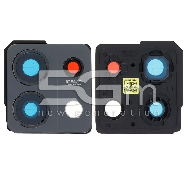 Kamera-Glas hinten + Rahmen Graphite Black Xiaomi Redmi Note 13 5G | 5G-M