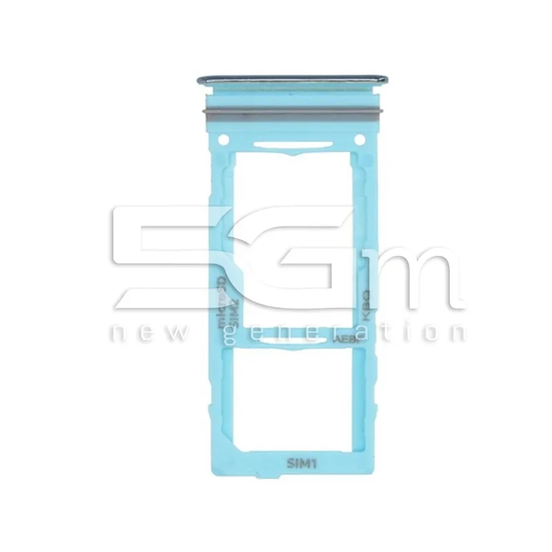 Kartenhalter Dual-SIM + Micro-SD Blau Samsung A525 - A526 A52 Ori | 5G-M