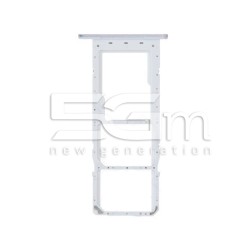 Supporto Sim Card Silver Samsung SM-A145 A14 Ori