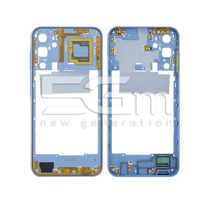 Cadre Central Bleu + NFC Samsung SM-A156 A15 5G | 5G-M