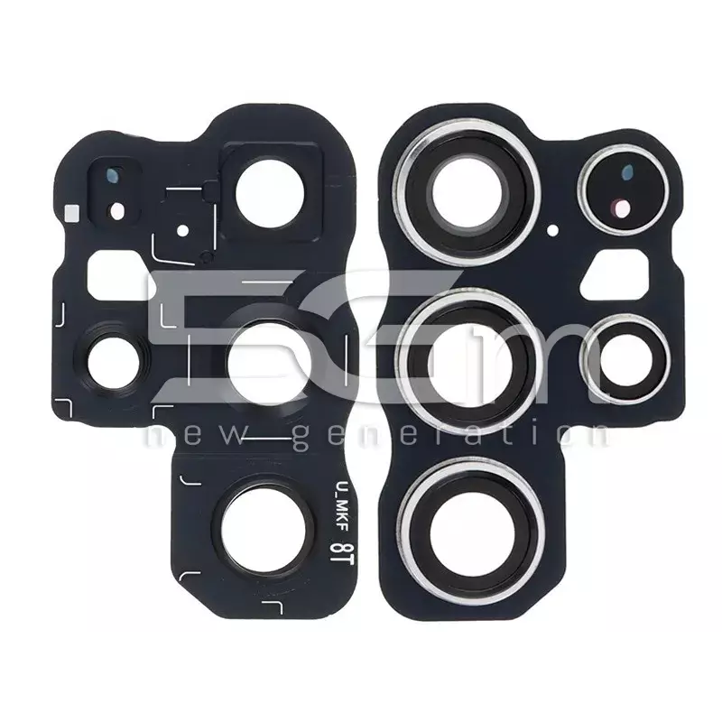 Vetrino Camera Posteriore + Frame Nero Samsung SM-S928 S24 Ultra 5G