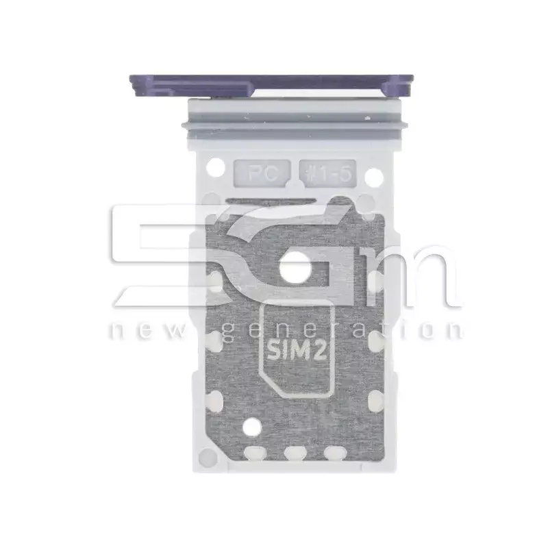 Supporto Dual Sim Card Cobalt Violet Samsung SM-S921 - S926 S24+