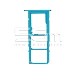 Sim Card Tray Metallic Blue Samsung SM-M115 M11 Ori