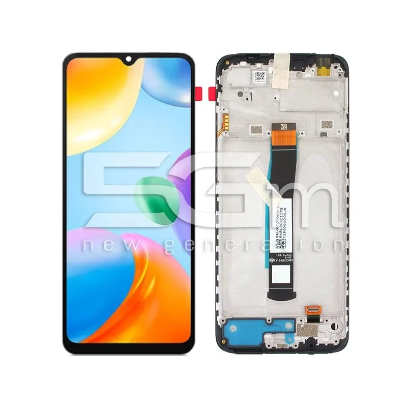 Display Touch + Rahmen Schwarz Xiaomi Redmi 10C Ori | 5G-M.com