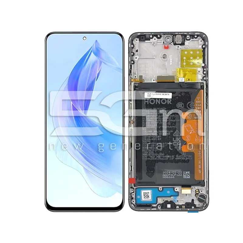 Display Touch + Frame Titanium Silver Honor X8a - Honor 90 Lite Ori | Store Online 5G-M