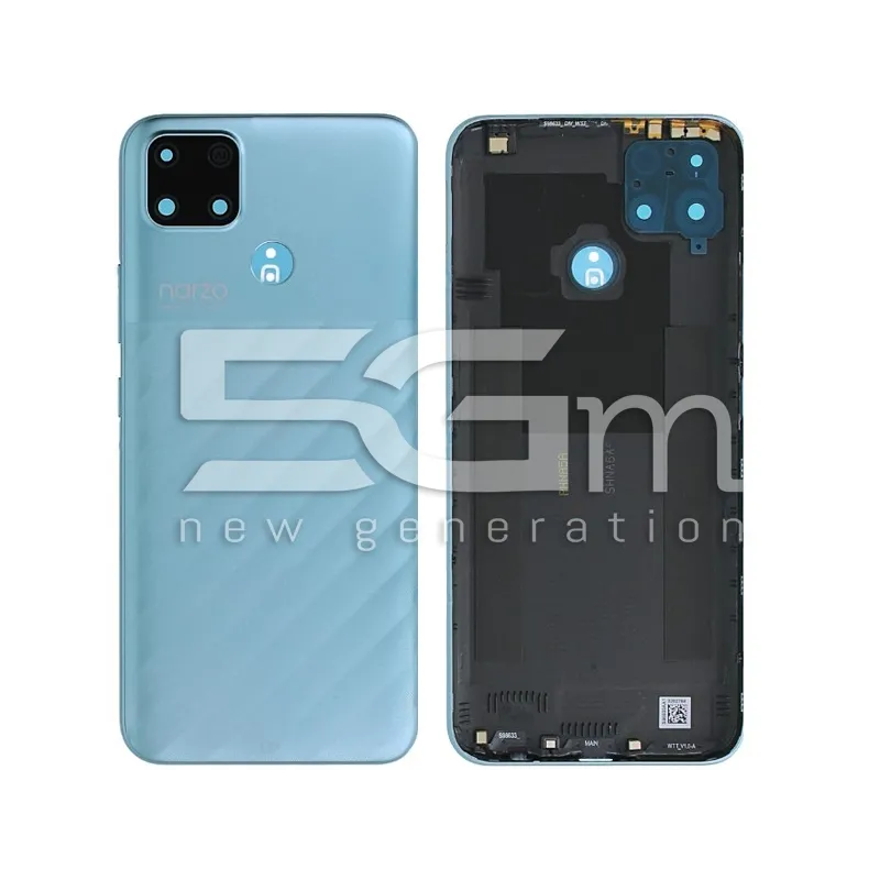 Retro Cover Laser Blue Realme Narzo 30a Ori | Store Online 5G-M