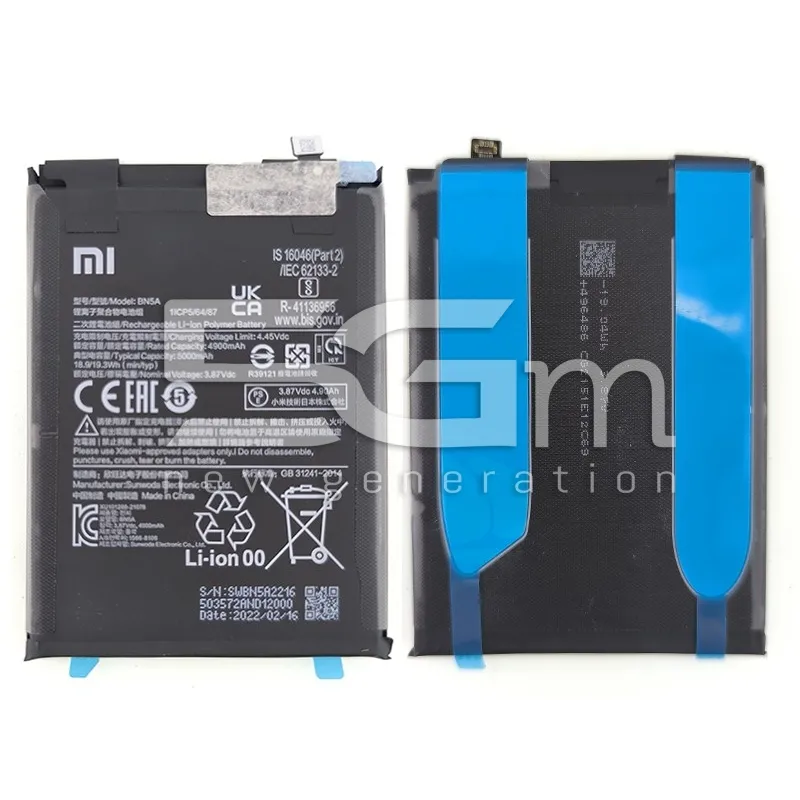 Batteria BN5A 5000mAh Xiaomi Poco M3 Pro 2021 Ori | Store Online 5G-M