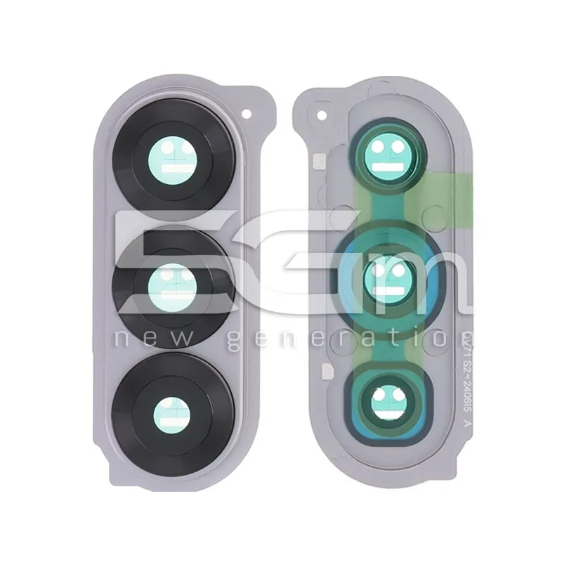 Kameraglas Hinten + Rahmen White Samsung SM-F956 Fold6 | 5G-M