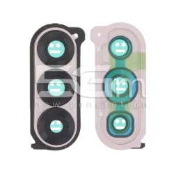 Vitre Lentille Caméra Arrière + Cadre Rose Samsung SM-F956 Fold6 | 5G-M
